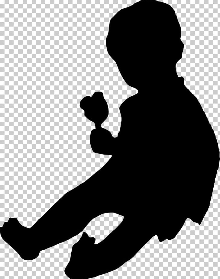 Silhouette Infant PNG, Clipart, Animals, Black, Black And White, Child, Digital Image Free PNG Download