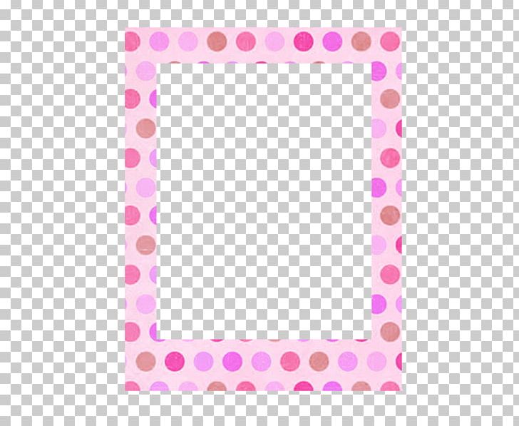 Polka Dot Line Point Frames Pink M PNG, Clipart, Area, Art, Dot Frame, Line, Magenta Free PNG Download
