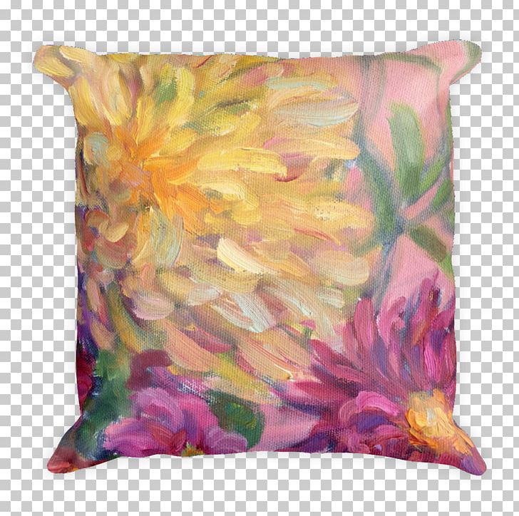 Throw Pillows Cushion Art Garden PNG, Clipart, Art, Artist, Cushion, Dahlia, Dye Free PNG Download