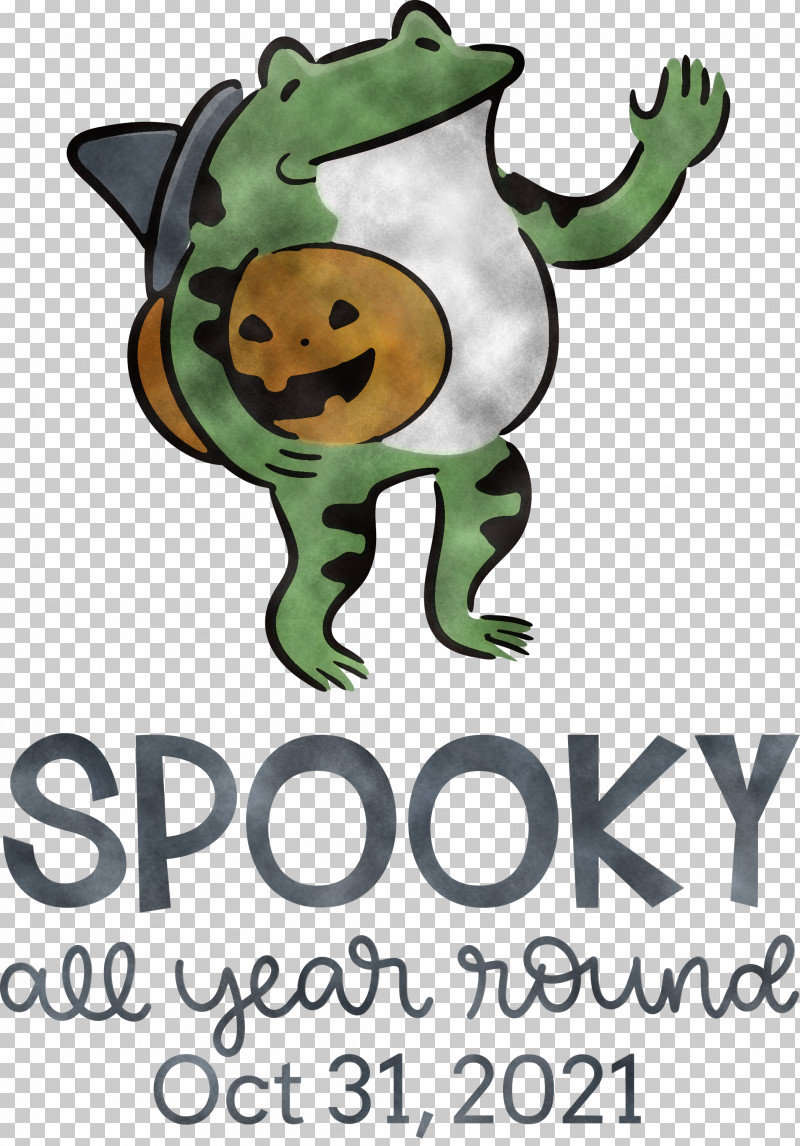 Spooky Halloween PNG, Clipart, Biology, Cartoon, Frogs, Halloween, Logo Free PNG Download