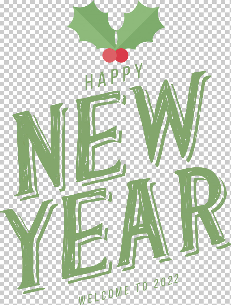 Happy New Year 2022 2022 New Year 2022 PNG, Clipart, Green, Logo, Meter, Tree Free PNG Download