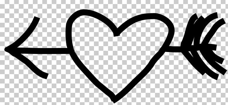Heart Black And White Drawing PNG, Clipart, Arrow, Arrowhead, Black And White, Circle, Clip Art Free PNG Download
