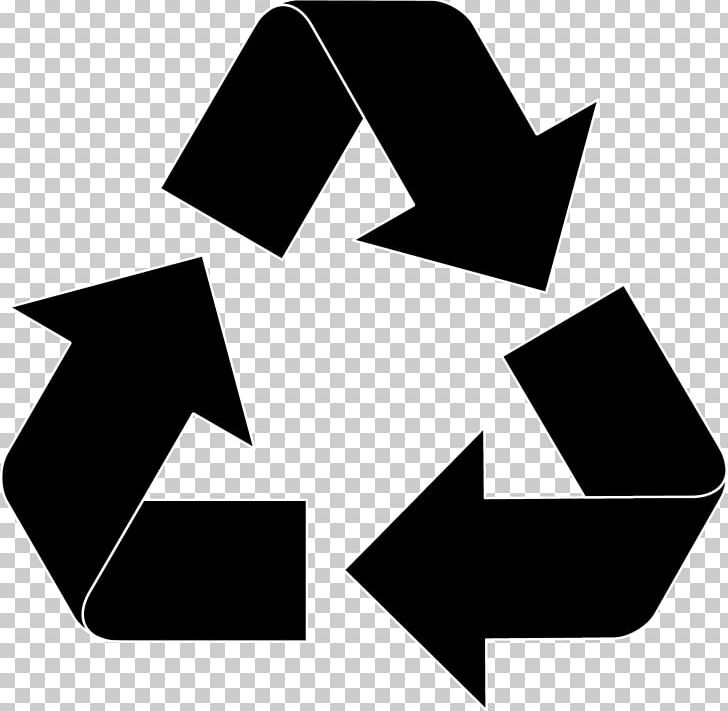 Recycling Symbol Waste PNG, Clipart, Angle, Black, Black And White, Brand, Computer Icons Free PNG Download