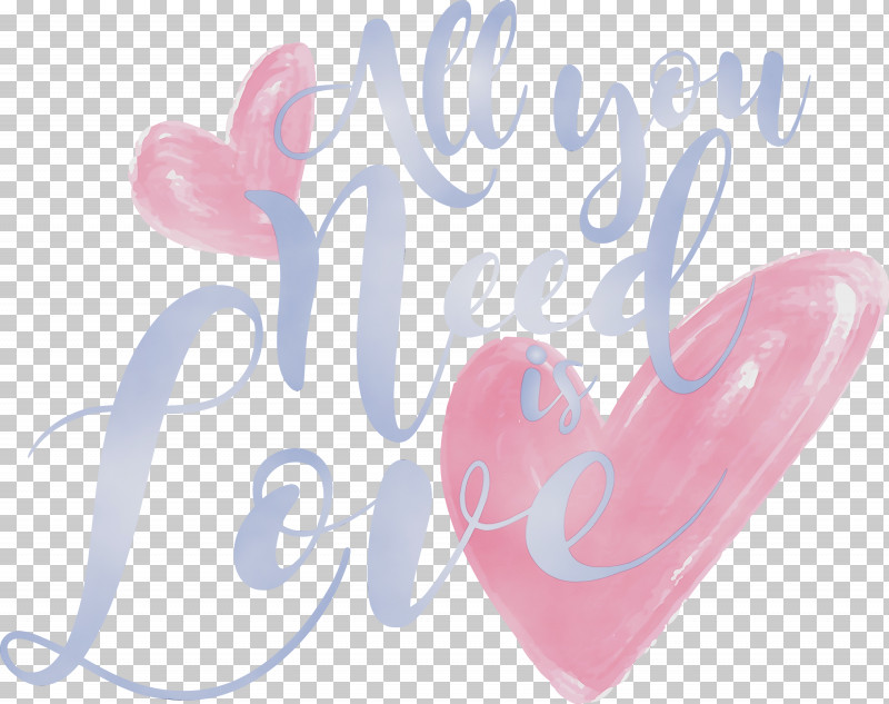 Pink Text Font Heart Love PNG, Clipart, All You Need Is Love, Heart, Love, Paint, Pink Free PNG Download