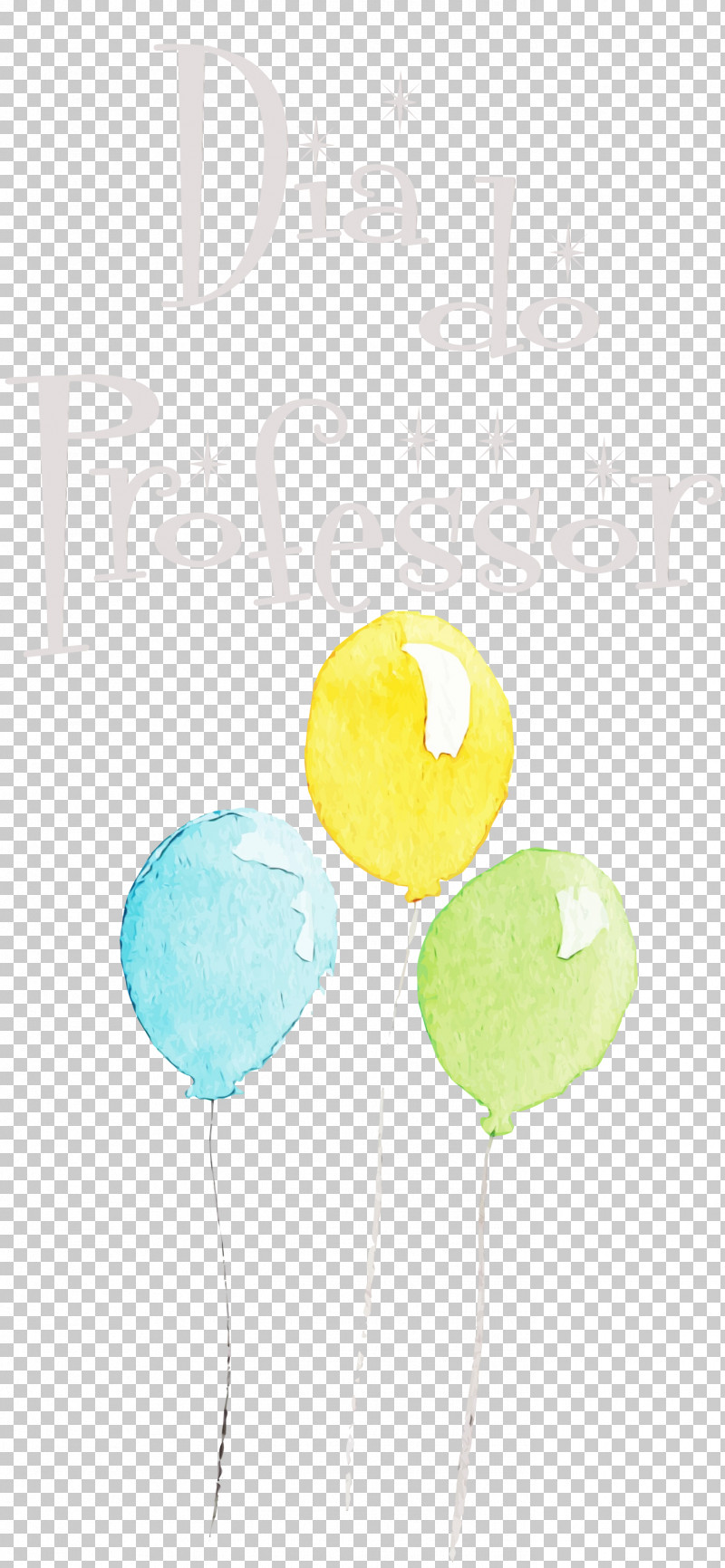 Yellow Balloon Font Meter PNG, Clipart, Balloon, Meter, Paint, Teachers Day, Watercolor Free PNG Download