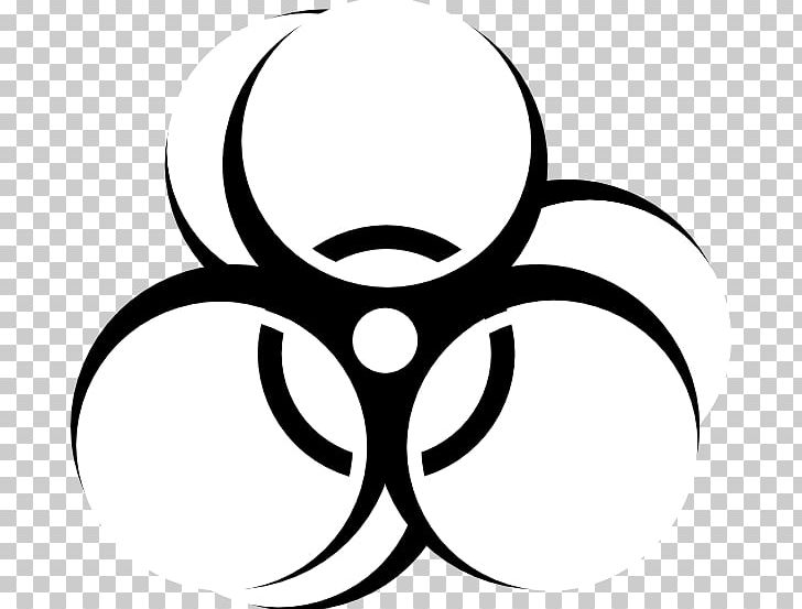 Biological Hazard Hazard Symbol PNG, Clipart, Artwork, Biological Hazard, Black And White, Brand, Circle Free PNG Download