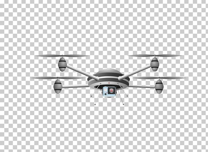 Unmanned Aerial Vehicle Aircraft Airplane PNG, Clipart, Aerial Photography, Aircraft, Black And White, Cartoon, Civil Aviation Free PNG Download