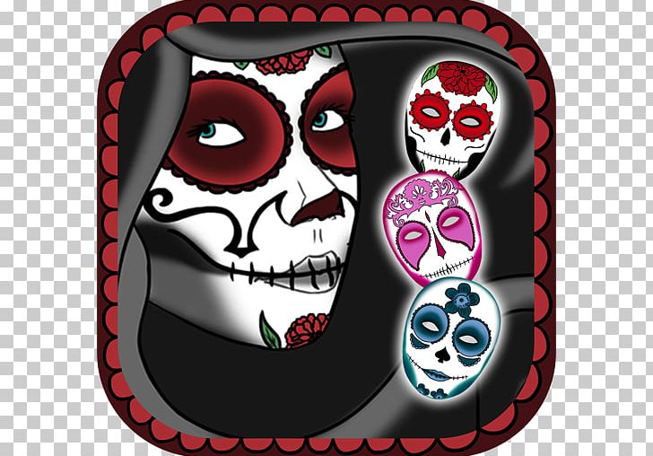 La Calavera Catrina Skull Mexico Halloween PNG, Clipart, App Store, Bone, Calavera, Disguise, Fantasy Free PNG Download