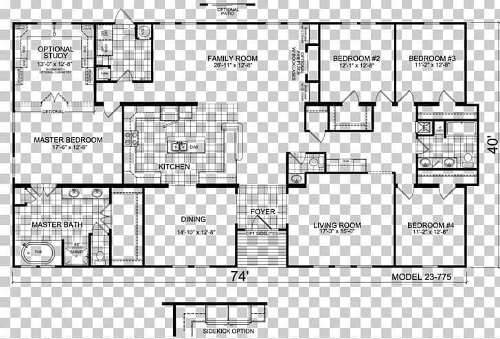 Mobile Home House Manufactured Housing Floor Plan Prefabricated Home PNG, Clipart, Angle, Area, Black And White, Clayton Homes, Diagram Free PNG Download