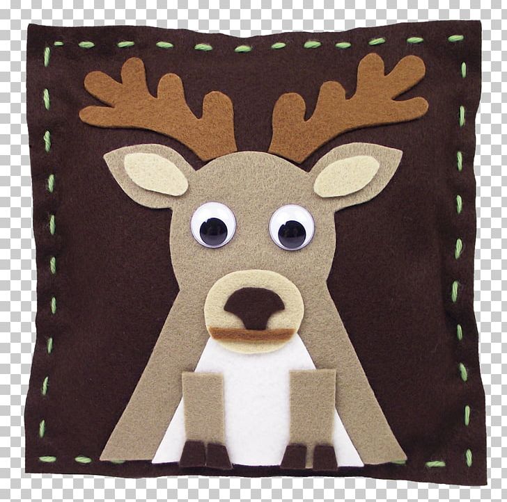 Reindeer Throw Pillows Cushion PNG, Clipart, Brand, Cartoon, Crafty, Cushion, Deer Free PNG Download