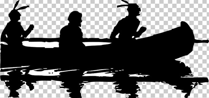 Silhouette Black And White Canoe PNG, Clipart, Black And White, Canoe, Free Content, Kayak, Line Art Free PNG Download