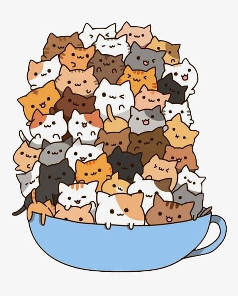 Cup Of Coffee Cat PNG, Clipart, Cartoon, Cartoon Cat, Cat, Cat Clipart, Cat Clipart Free PNG Download