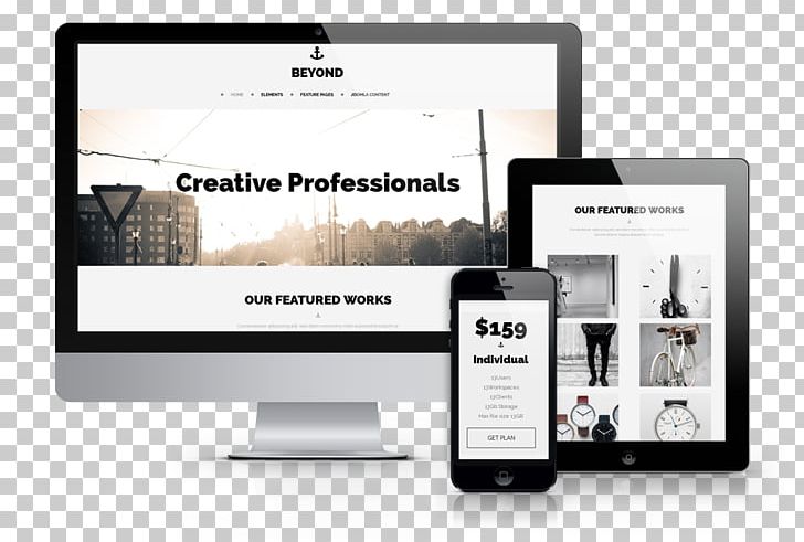 Responsive Web Design Web Template System Joomla Laravel PNG, Clipart, Blog, Brand, Business, Communication, Computer Software Free PNG Download