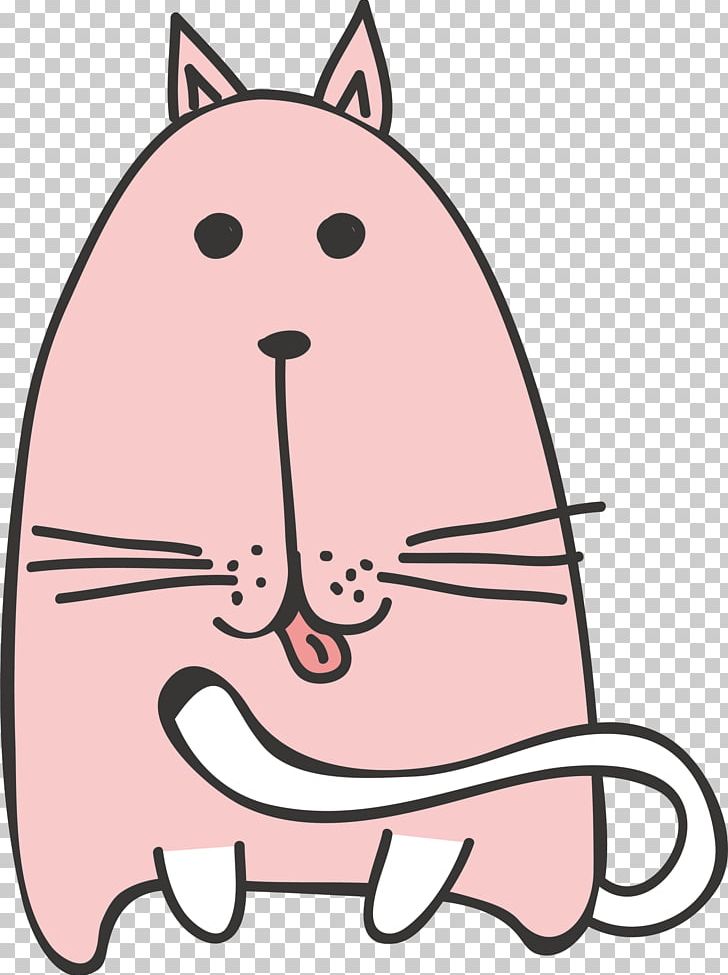 Whiskers Pink Cat PNG, Clipart, Animals, Animation, Artwork, Carnivoran, Cartoon Free PNG Download