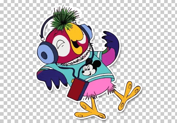 Telegram Sticker The Return Of The Prodigal Parrot Soyuzmultfilm Parakeet PNG, Clipart, Animation, Art, Beak, Cartoon, Fictional Character Free PNG Download