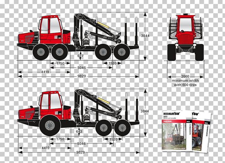 Komatsu Limited Forklift Machine Forwarder Engine PNG, Clipart, Angle, Automotive Exterior, Automotive Tire, Brand, Car Free PNG Download