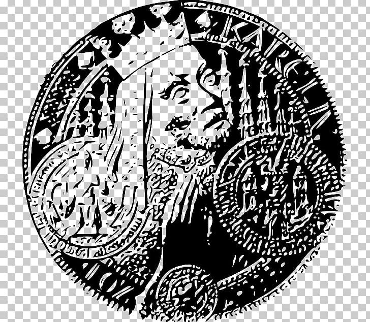 Coin PNG, Clipart, Art, Black And White, Circle, Coin, Crown Free PNG Download