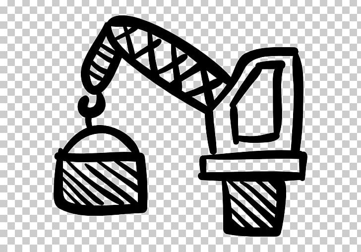 Crane Architectural Engineering Machine Computer Icons PNG, Clipart, Angle, Architectural Engineering, Area, Black, Black And White Free PNG Download