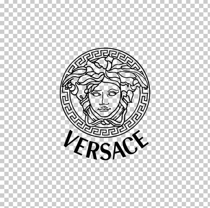 Versus (Versace) Decal Sticker Fashion PNG, Clipart, Area, Black, Black And White, Brand, Circle Free PNG Download
