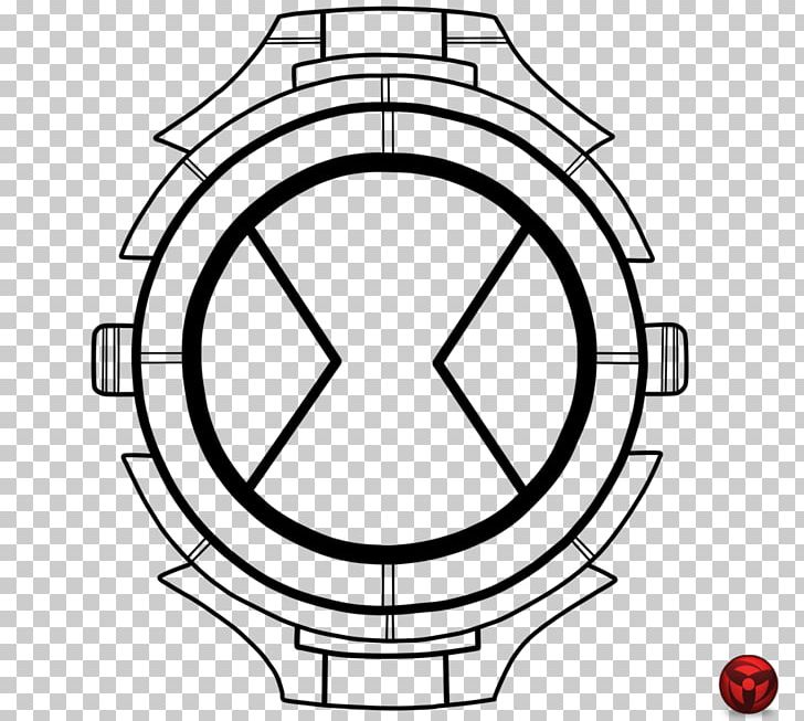 Coloring And Drawing Omnitrix Ben 10 Coloring Pages