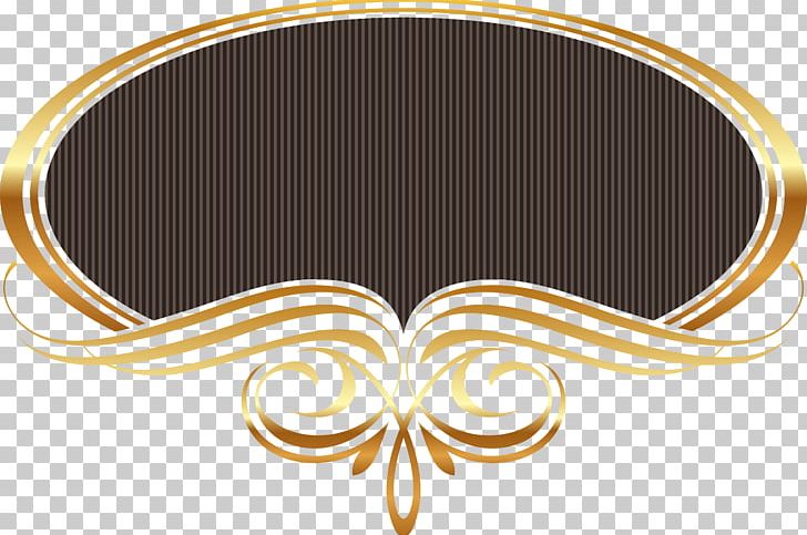 Golden European Pattern Edges PNG, Clipart, Badge, Brand, Brown, Circle, Computer Graphics Free PNG Download