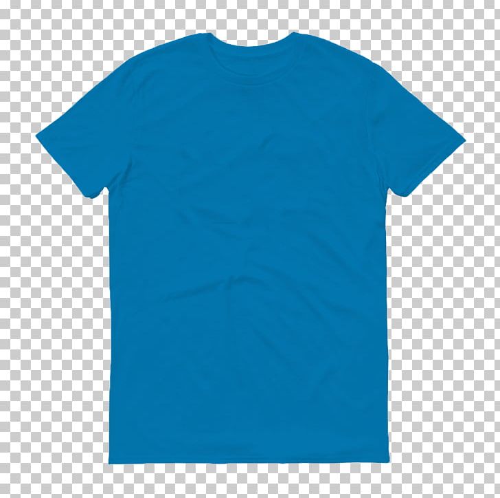 T-shirt Sleeve Crew Neck Neckline PNG, Clipart, Active Shirt, Angle, Aqua, Azure, Blue Free PNG Download