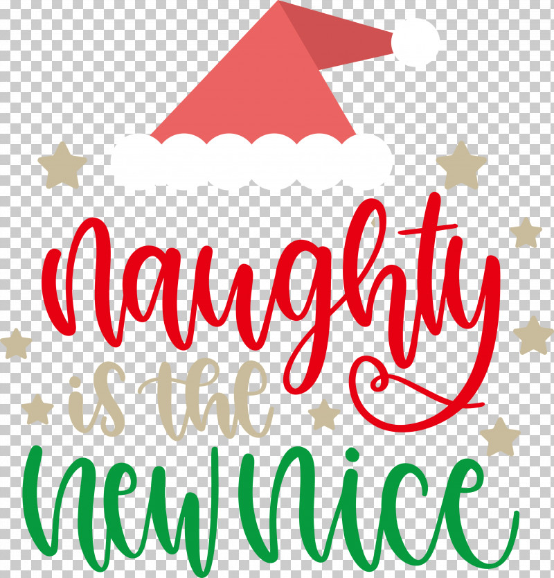 Naughty Is The New Nice Naughty Christmas PNG, Clipart, Christmas, Christmas Day, Geometry, Line, Logo Free PNG Download