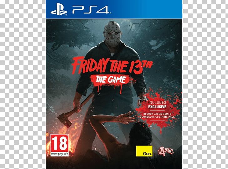 Friday The 13th: The Game Jason Voorhees Video Game PlayStation 4 PNG, Clipart, Action Film, Advertising, Angry Birds Star Wars, Brand, Dvd Free PNG Download