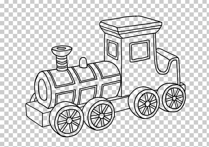 Train Drawing Car Toy Coloring Book PNG, Clipart, Angle, Automotive Design, Black And White, Car, Carriage Free PNG Download