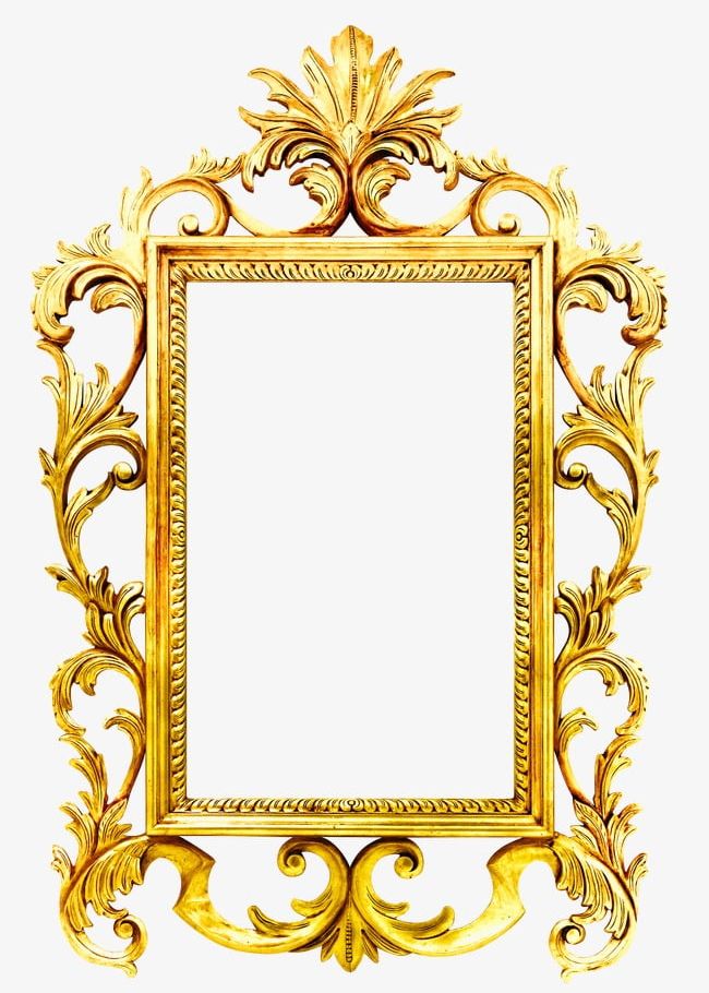 Gold Frame PNG, Clipart, Continental, Continental Frame, Continental Retro Mirror, European, European Style Free PNG Download