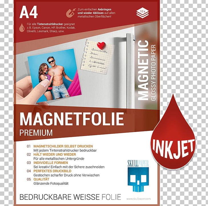Paper Inkjet Printing Sticker 20 Feuilles A4 Magnétiques Adhesive PNG, Clipart, Adhesive, Advertising, Brand, Craft Magnets, Display Advertising Free PNG Download