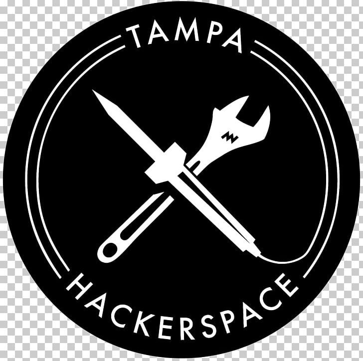 Tampa Hackerspace 3D Printing Maker Culture Logo PNG, Clipart, 3d Printing, Black And White, Brand, Building, Circle Free PNG Download