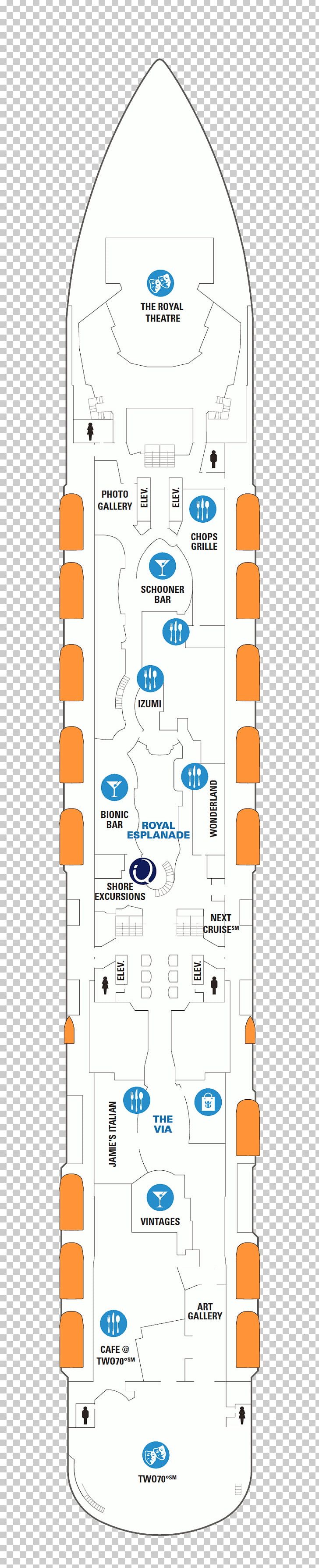 MS Ovation Of The Seas Quantum-class Cruise Ship Royal Caribbean Cruises PNG, Clipart, Brand, Cruise Line, Cruise Ship, Deck, Diagram Free PNG Download