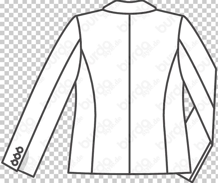 Jacket Textile Pattern Burda Style Fashion PNG, Clipart, Angle, Black, Black And White, Blazer, Burda Style Free PNG Download
