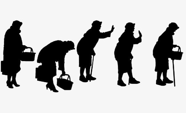 Older Women Silhouettes PNG, Clipart, Elderly, Old, Older Clipart, Older Clipart, Old People Free PNG Download
