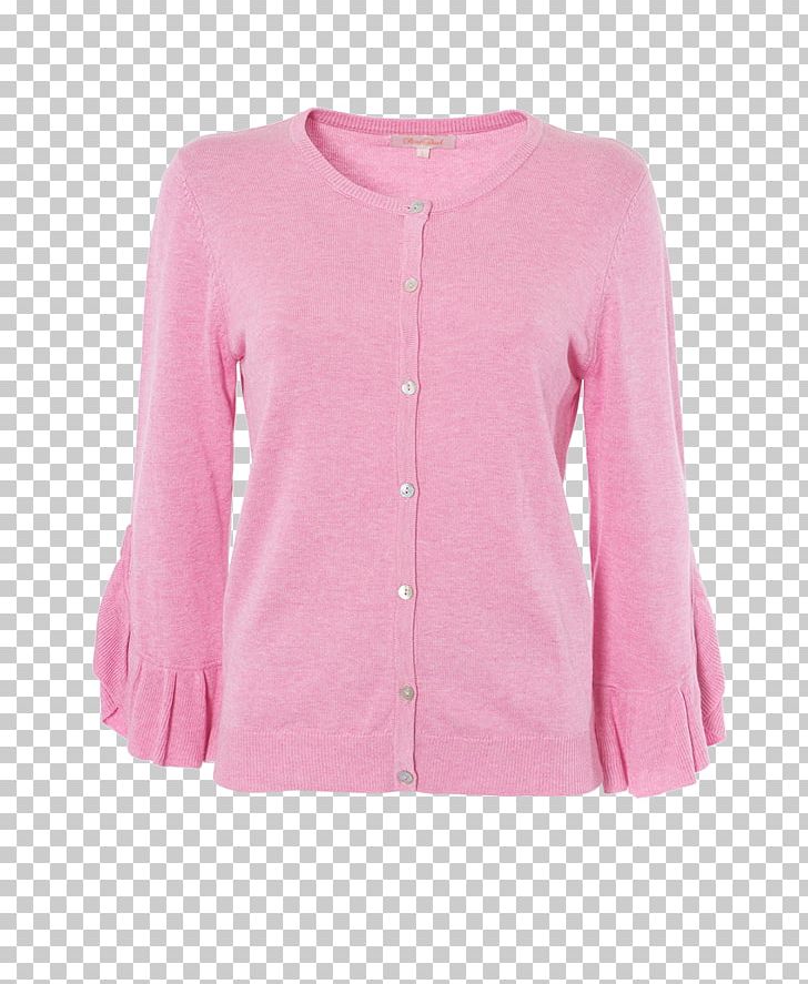 Cardigan Pink M Blouse Neck Sleeve PNG, Clipart, Blouse, Cardigan, Clothing, Magenta, Neck Free PNG Download