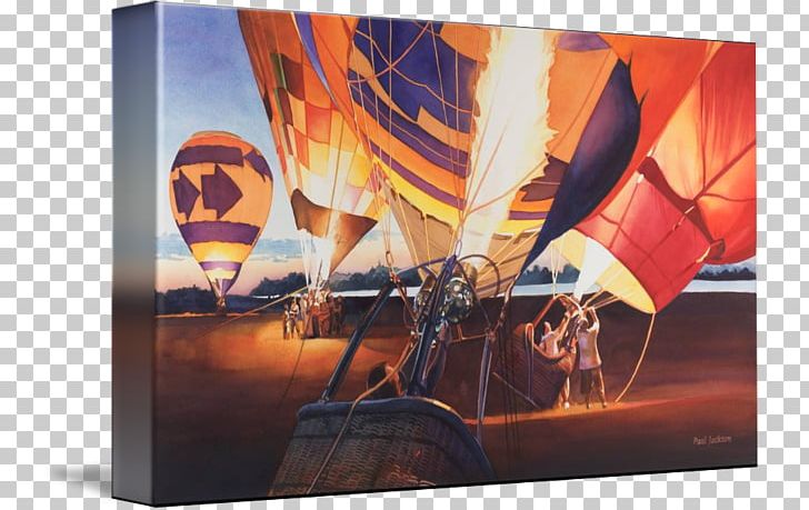 Hot Air Balloon Watercolor Painting Gallery Wrap Modern Art PNG, Clipart, Advertising, Art, Balloon, Canvas, Fireflies Free PNG Download