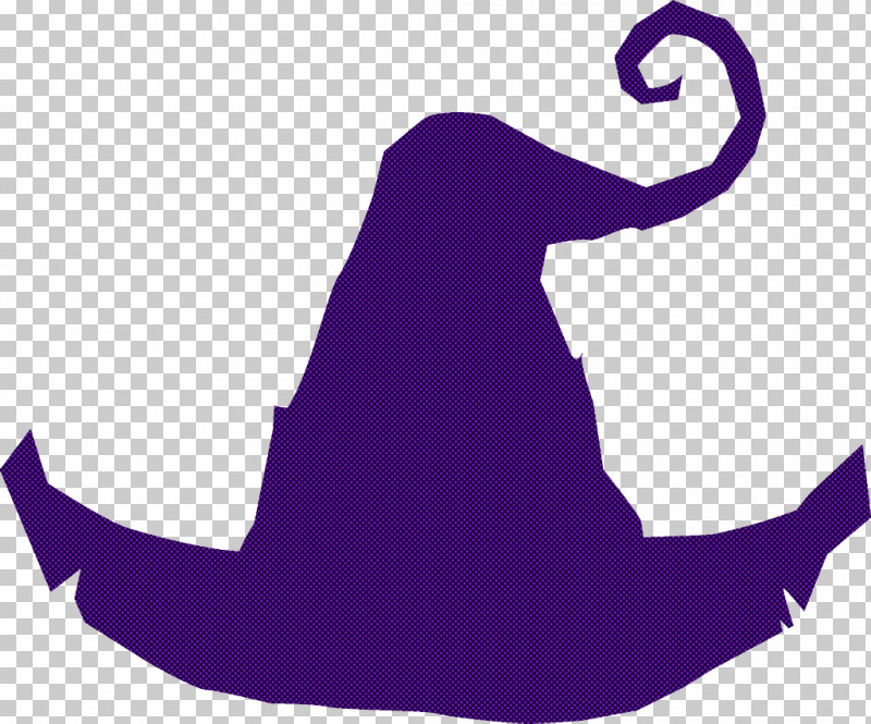 Witch Hat Halloween PNG, Clipart, Costume Accessory, Halloween, Purple, Silhouette, Violet Free PNG Download