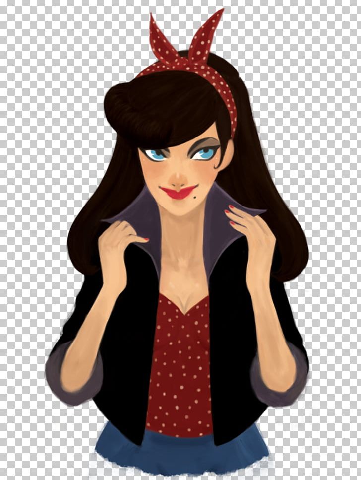 Greaser 1950s The Outsiders Hairstyle Female Png Clipart