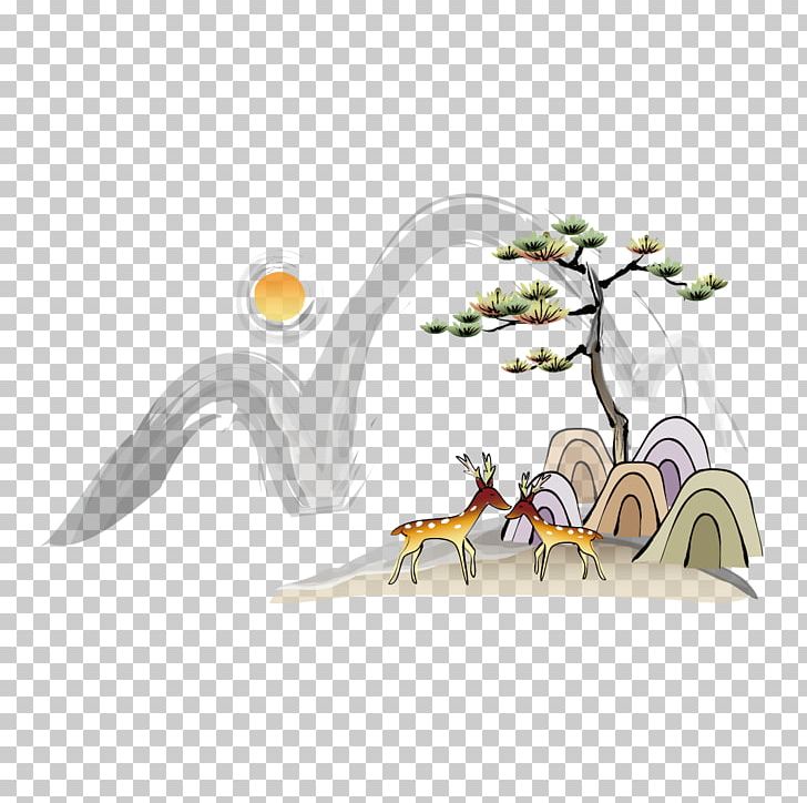 Ink Drawing PNG, Clipart, Art, Bird, Branch, Cartoon, China Free PNG Download