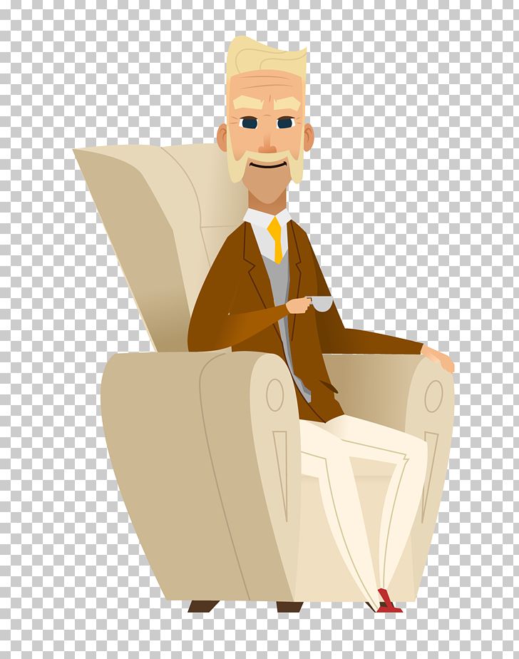 Old Age Illustration PNG, Clipart, Art, Business Man, Cartoon, Chair, Clip Art Free PNG Download