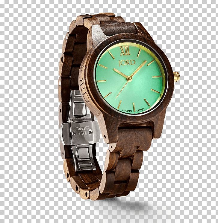 Watch Jord Strap Clock Wood PNG, Clipart, Accessories, Blue, Bracelet, Brand, Brown Free PNG Download