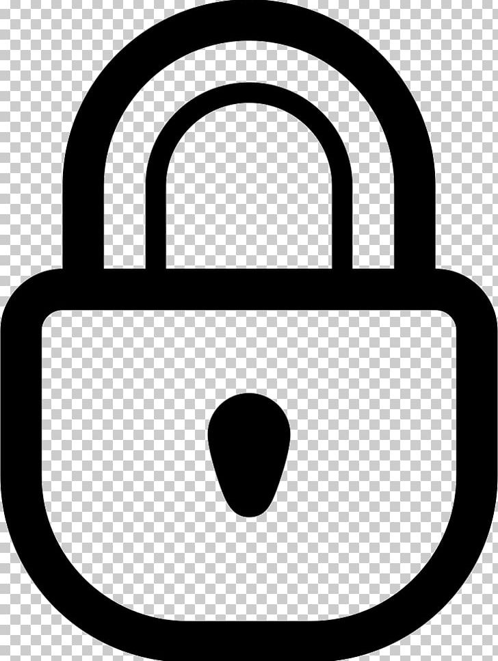 padlock clipart black and white