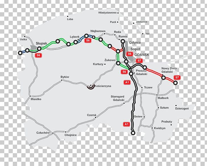 Expressway S7 Expressway S6 Koszwały Tricity PNG, Clipart, Architectural Engineering, Area, Diagram, Expressway S7, Highways In Poland Free PNG Download