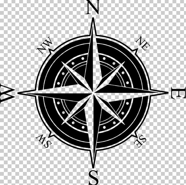 Compass Rose Hotel Wind Rose PNG, Clipart, Black And White, Cartography, Circle, Compas, Compass Free PNG Download