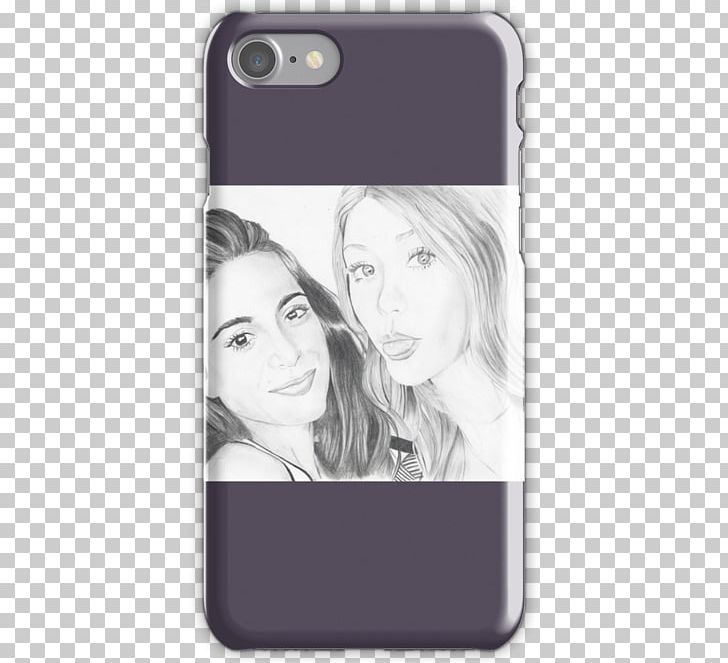 IPhone 7 IPhone 5c IPhone 6S Mobile Phone Accessories IPad PNG, Clipart, Black And White, Canvas Print, Girl, Hair, Ipad Free PNG Download
