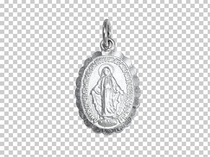 Miraculous Medal Locket Silver Earring PNG, Clipart, Bijou, Body Jewelry, Chain, Charms Pendants, Earring Free PNG Download