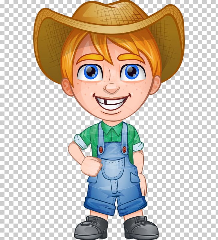 boy farmer clipart
