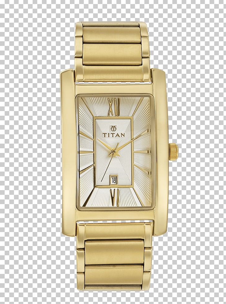 Analog Watch Titan Company New Titan Watch Strap PNG, Clipart, Accessories, Analog Watch, Bracelet, Brand, Gold Plating Free PNG Download