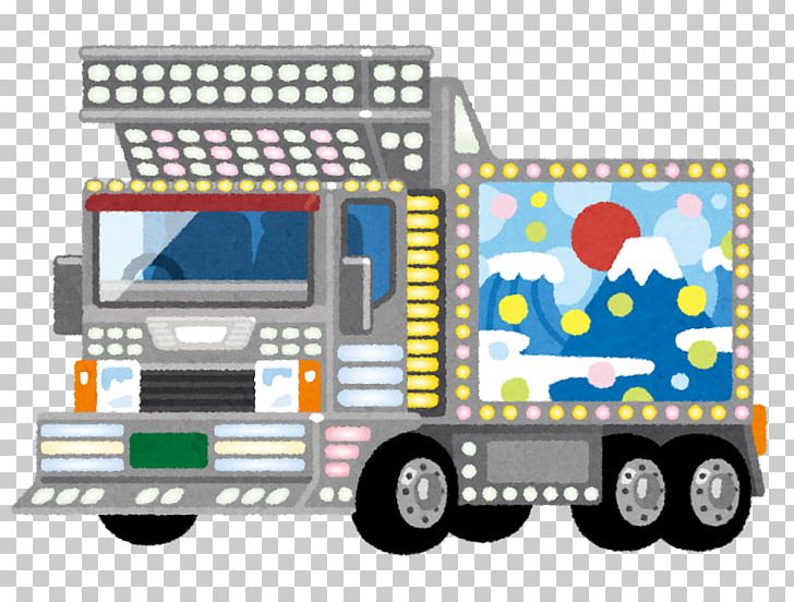 Dekotora Car Truck Motor Vehicle いらすとや Png Clipart Car Cargo Driver Freight Transport Mode Of